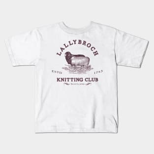 Original Lallybroch Knitting Club Kids T-Shirt